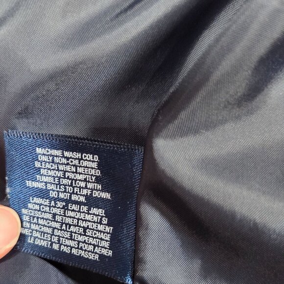 Vintage Polo Ralph Lauren Coat Boys XL Navy Blue Down Filled Puffer Preppy READ - Picture 5 of 13